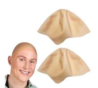 GXGM 2 Pièces latex Bald Cap,Pitbull Deguisement Accessoires,Simulations Crane Chauve,Faux Crane Chauve,Applicable à Accessoires de Décoration pour Cosplay,Spectacle de Scène,Halloween