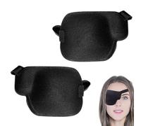GXGM 2 Pièces Patch d'Oeil Strabisme Ajustable Cache-Oeil Paresseux Réglables Pour L'Amblyopie L' Œil Paresseux One Eye Cover 3D Patches Oculaires Réglables Oeil Gauche Et Oeil Droit