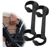 GXGM 2 Pièces Poignée Transport Cadre Vélo Ceinture, Réglables Trotinette Sangle Transport, Economiser de la Main-d'œuvre,Applicable à Vélos, Draisiennes, Scooters