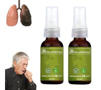 GXGM 2 pièces Spray Nettoyant pour Les Poumons 30ml, Herbal Spray Cleansing Lung
