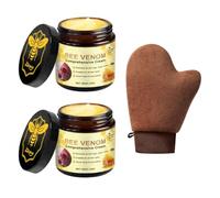 GXGM 2 tubes de pommade au venin d'abeille (Comprend 1 gant pour l'application), crème réparatrice au venin d'abeille, gel de soin pour la peau, pour hydrater et soigner en douceur, B