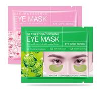 GXGM 20 pièces Recharging Retinol Eye Pads,Coussinets pour contour des yeux super doux avec sérum anti-âge,Réduit les rides et les ridules,Lisse la peau du contour des yeux,Patch Anti Cernes