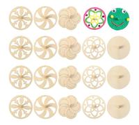 GXGM 20 Pièces Toupies en Bois, Arene Toupie, Jouets éducatifs pour Enfants, Toupies pour Cadeau Anniversaire, Remplisseurs de Sacs de Fête
