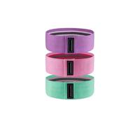 GXGM 3 bandes d'exercice avec 3 niveaux de résistance en tissu pour femme, bandes de résistance en TPE durables pour entraînement général, renforcement musculaire, rééducation, yoga, pilates