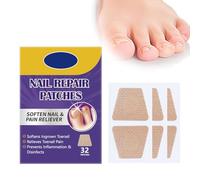 GXGM 32 Patchs Multi-Usages,Fungal nail Patches, Prévient l'inflammation, Adoucit les Ongles Incarnés, Pour les Ongles Abîmés et Décolorés