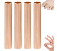 GXGM 4 Pièces Protection Orteil,protege orteil silicone Découpable, Bandage de Tube de Protection des Doigts en Gel Doux pour Enlever les Cors, Traitement des Oignons, Callosités (15CM)