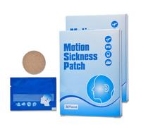 GXGM 72 Pochons de Patchs de Remplacement pour Bracelet d'Acupression | Aide au Bien-être lors des Voyages (Croisière, Voiture, Avion)