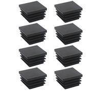 GXGM 8 pièces Bouchon pour tuyau30 x 30 mm Bouchon Pied de Chaise Bouchon Plastique pour revêtement de Tube en Acier, Tube en Acier Inoxydable, Tube en Aluminium et profilé en Aluminium