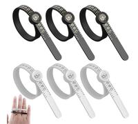 GXGM Baguier,6 Pièces EU Ring Sizer Anneau Sizer Guide de Taille pour Bague Mesure Dimensionnement Mesure Taille Baguer Vérifier Taille de Bague