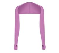 GXGM Cache Epaule Femme,Boléro de Protection UV,Bolero en Soie Glacée Manchettes,Manchette de Bras Anti-UV,avec Trous Pour Les Doigts,Pour le Golf,le Cyclisme,la course à Pied (Violet)