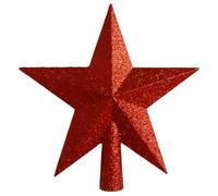 GXGM Cimier Sapin De Noël Etoile Glitter Christmas Tree Top Decoration Star Plastique Léger Xmas étoile Noel Décoration Ornements Interieur/Exterieur 20 * 4.2cm
