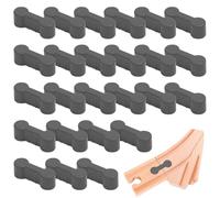 GXGM Coffret D'Extension De Rails Pour Circuit Train, Adaptateurs Compatible Brio Duplo,Connecteurs Raccords Pour Train En Compatible Brio Thomas Ikea Etc, 25 pièce