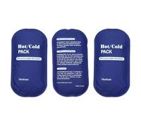 GXGM Coussin Gel Chaud/Froid, Soulagement Douleur Musculaire, Compresses Réutilisables, Thérapie Froid/Chaud, Gel Hypoallergénique, Portable et Compact, Pour Raideurs et Blessures Sportives, 3 Packs