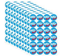 GXGM Lot de 10 autocollants politiques AFD Bleu 4.5 cm（240pcs）