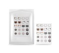 GXGM Patch Anti Acrochordons 400 pièces En forme de chat, Patch Bouton Etoile Invisible Naturel Hydrocolloïde Acné Patch utilisation de jour et de nuit, 2 en 1, Avec Huile De Tea Tree