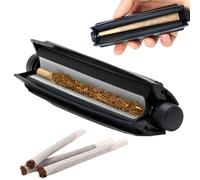 GXGM Rouleuse à Cigarette, Rouleuse a Joint, Dispositif à Cigarettes, Rouleuse De Cigarette Manuel Portable - Machine à Rouler Les Cigarettes Efficace Et Durable (Noir), 1 pièce