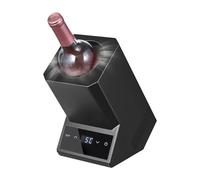 GXGSDM Cave à vin électrique portable, température réglable de 5 à 18 °C, avec affichage numérique, for bouteilles de 750 ml.