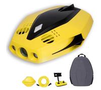 GXGSDM Drone sous-Marin, détecteur sous-Marin, Drone avec caméra, Full HD 1080p, télécommande (Double Commande), 4 Accessoires au Choix, visualisation en Temps réel(D)