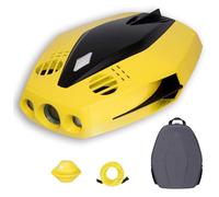 GXGSDM Drone sous-Marin, détecteur sous-Marin, Drone avec caméra, Full HD 1080p, télécommande (Double Commande), 4 Accessoires au Choix, visualisation en Temps réel(B)