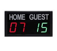 GXGSDM Tableau d'affichage LED 4 Bits, Tableau d'affichage numérique for Jeux, avec télécommande, luminosité réglable sur 5 Niveaux, Montage Mural, adapté au Tennis, au Basket-Ball en Salle