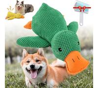 GXHNB Biovet MD Quacko Calming Duck Toy, Biovet MD Duck Toy, Cute No Stuffing Quacking Ducks for Indoor, Dog Toy of Chew-Resistant & Machine-Washable (Green,Medium)