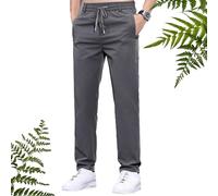 GXHNB Meshirons - Ice Silk Mesh Panel Casual Pants, Meshirons Mens Pants Quick Drying with Ventilation (Dark Gray,5TG)