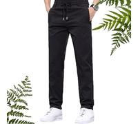 GXHNB Meshirons - Ice Silk Mesh Panel Casual Pants, Meshirons Mens Pants Quick Drying with Ventilation (Black,4TG)