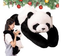 GXHNB Peluche LestéE Mignonne, Peluche Panda Calin Sleep, Jouets Doux Oreiller CâLin (Panda,30cm)