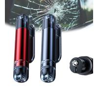 GXHNB Soyez Zen ZenSafe - Cassez la vitre. Coupez la Ceinture, Outil d'urgence Auto 2-en-1 Polyvalent (2pcs-c)