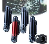 GXHNB Soyez Zen ZenSafe - Cassez la vitre. Coupez la Ceinture, Outil d'urgence Auto 2-en-1 Polyvalent (4pcs)