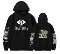 GXHZHXJC Little Nightmares 3 Merch Sweat à capuche classique mignon imprimé unisexe décontracté streetwear, Noir , L Taille tall