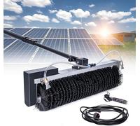 GXILUK Brosse de Nettoyage pour Panneaux solaires avec Tige télescopique, système de Fixation par encliquetage pour Une Installation sécurisée, empêche Les contractions Accident