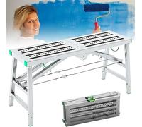 GXILUK Échelle de Travail Pliante et Portable Robuste avec Pieds antidérapants, multifonctionnelle, 30 x 140 cm