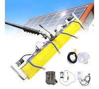 GXILUK Kit de Nettoyage de Panneaux solaires avec Brosse et Perche réglables, système d'alimentation en Eau électrique pour Un Entretien Efficace des Panneaux