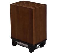 GXILUK Porte-Parapluie carré en Bois Massif avec bac de Drainage Amovible - Porte-Parapluie élégant pour la Maison, Le Bureau et Les magasins - Convient aux parapluies, Cannes,