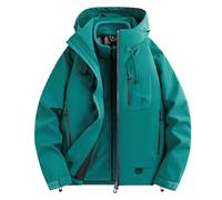 GXJIXf 3-in-1 Fall-Winter Coats with Hood, 2026 New Snow Ski Jacket, Waterproof Windproof, Fleece Lined, for Women and Men (Green,TTG)