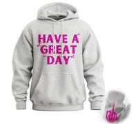 GXJIXf Have A Great Day Middle Finger Hoodie, Sarcastic & Funny Pullover Sweatshirt, for Unisex (D-3,TG)