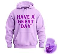 GXJIXf Have A Great Day Middle Finger Hoodie, Sarcastic & Funny Pullover Sweatshirt, for Unisex (D-8,S)