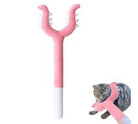 GXJIXf Plush Cat Wand Toy, Creative Interactive Cat Grabber Toy, Fighting Stick for Indoor Pet Play (Pink)
