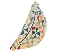 GXJIXf Women's Patchwork Bag, Vintage-Inspired Patchwork Quilted Sling Bag, Hand Made (type A)