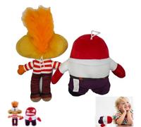 Gxlaihly 2 Pièces Inside Out 2 Peluche,Inside Out Plush Toys,Anxiety,Envy,Embarrassment,Ennui Peluche,Jouet en Peluche for l'anxiété,Cadeau d'anniversaire for garçons,Filles et Fans de cinéma (A+B)