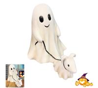 Gxlaihly Chien Qui Marche Statue, Fantôme Mignon, Décoration Halloween (Homme-15CM)