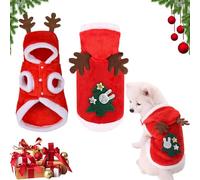 Gxlaihly Costume de Noël pour Chien et Chat - Vêtements pour Animaux, Déguisement pour Fêtes et Cosplay (B-M)