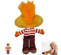 Gxlaihly Inside Out 2 Peluche,Inside Out Plush Toys,Anxiety,Envy,Embarrassment,Ennui Peluche,Jouet en Peluche for l'anxiété,Cadeau d'anniversaire for garçons,Filles et Fans de cinéma (A-Anxiété)