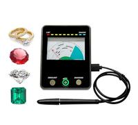 GXLDIANPU Testeur De Diamant Professionnel, Testeur De Moissanite De Diamant, Calibrage Automatique, Minimum Mesurable 0,01 CT, avec Tableau De Pointeur Et Voyant Lumineux, pour Diamant, Saphir, Rub.