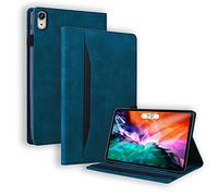 GXLONG Ooboom Coque pour iPad Mini6 2021, Flip Folio Smart Cover Housse Étui Protection Wallet Case PU Cuir Supporter Élastique - Bleu