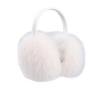 GXMDSGZ Cache Oreille Femme Cache-oreilles d'hiver for femme, chauds, moelleux et doux, réglables, for temps froid(Cream)