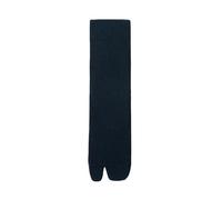 GXMDSGZ Chaussettes à 2 orteils for hommes, tongs, sandales, tube central, couleur unie, rayées, fendues, style professionnel, décontracté, coton(Blue)