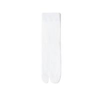 GXMDSGZ Chaussettes à 2 orteils for hommes, tongs, sandales, tube central, couleur unie, rayées, fendues, style professionnel, décontracté, coton(White)