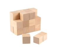 GXMDSGZ Cube en Bois Blocs de Sculpture en Tilleul, 4/8/12 pièces rasées for Grand Bois 2 "x 2" x, Artisanat Bassw(4pcs)